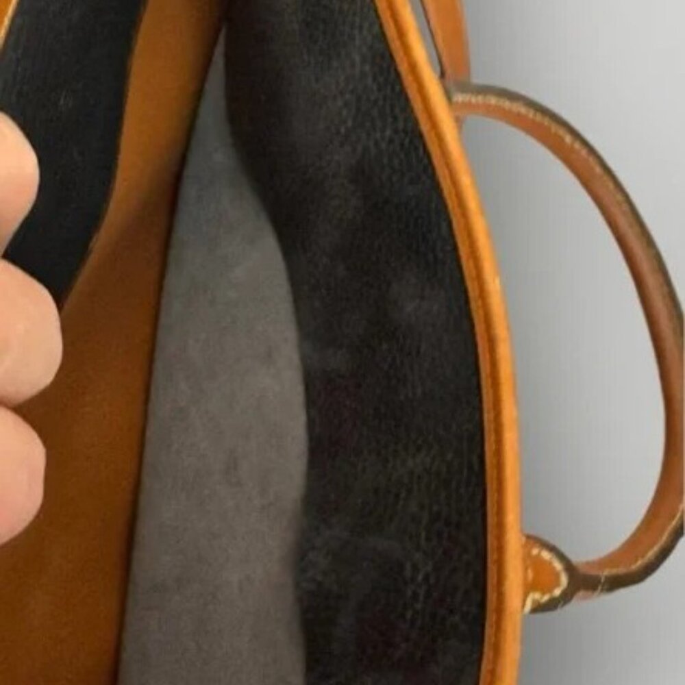 Dooney & Bourke | Vintage Briefcase Messenger Laptop Bag Pebbled Leather Vintage - Picture 7 of 9
